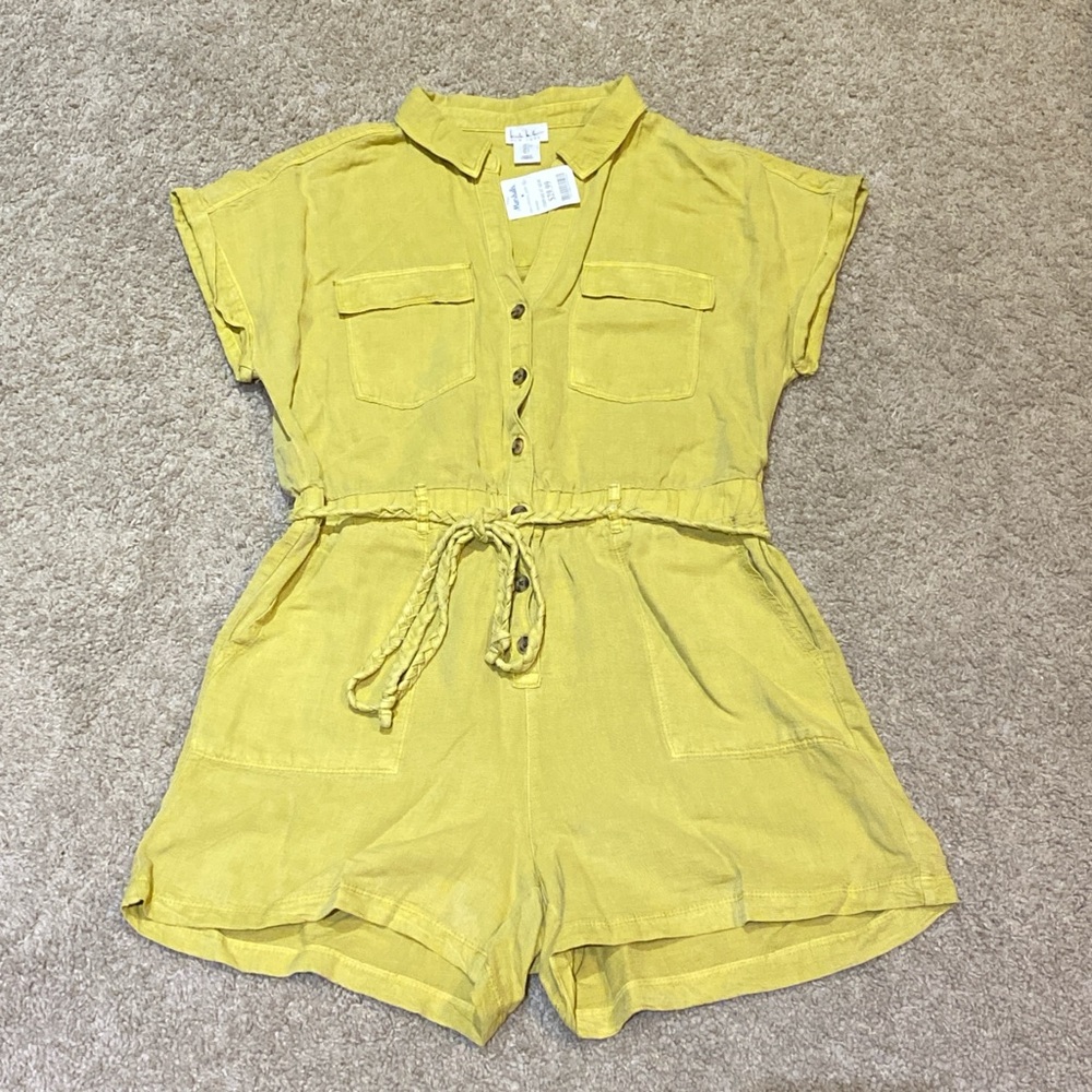 Nicole Miller Mustard Jumpsuit